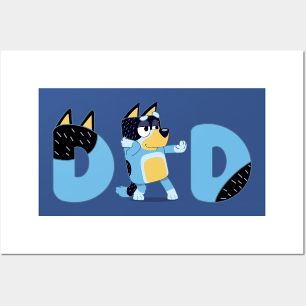 The Best Daddy Wall Art by Black Red Store